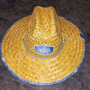 Tommy Bahama men's straw sun hat fedora wide brim